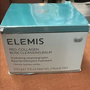 NIB ELEMIS Pro-Collagen Rose Cleansing Balm - LARGE 100g-3.5oz ORG $75